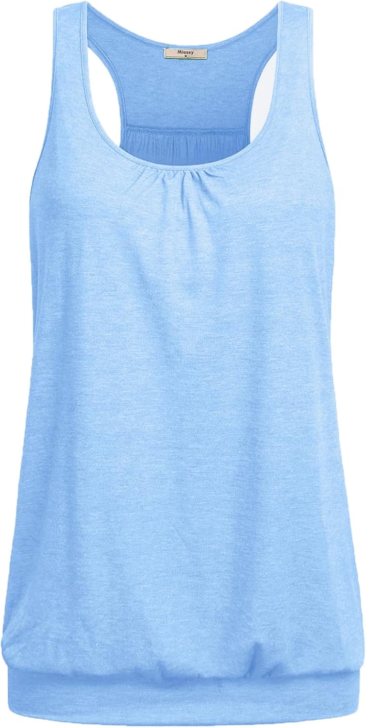 Black sleeveless yoga tank top with racerback design and moisture-wicking fabric — view 3
