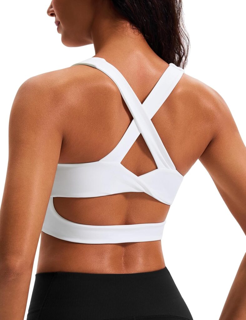 Criss-Cross Padded Sports Bra for HIIT 2025