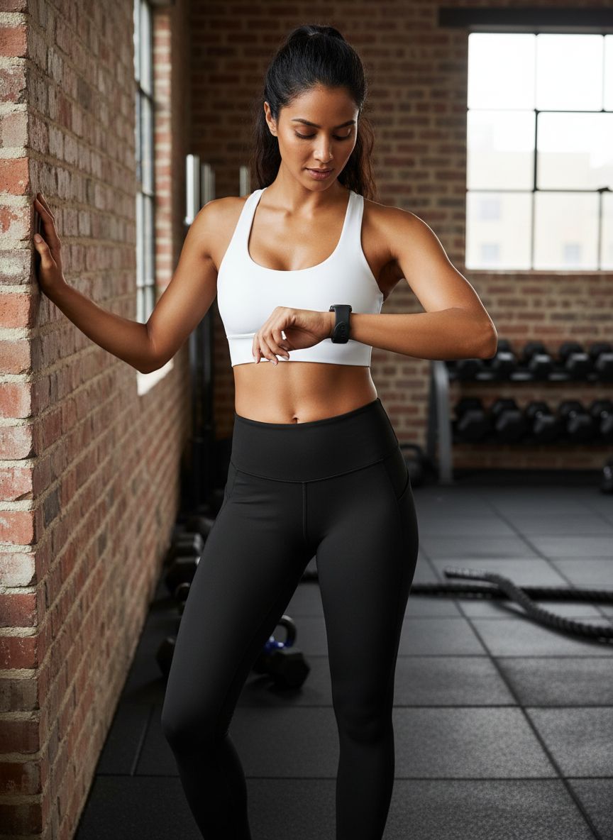 Women's {color} criss-cross padded sports bra with medium support for HIIT training โ view 2