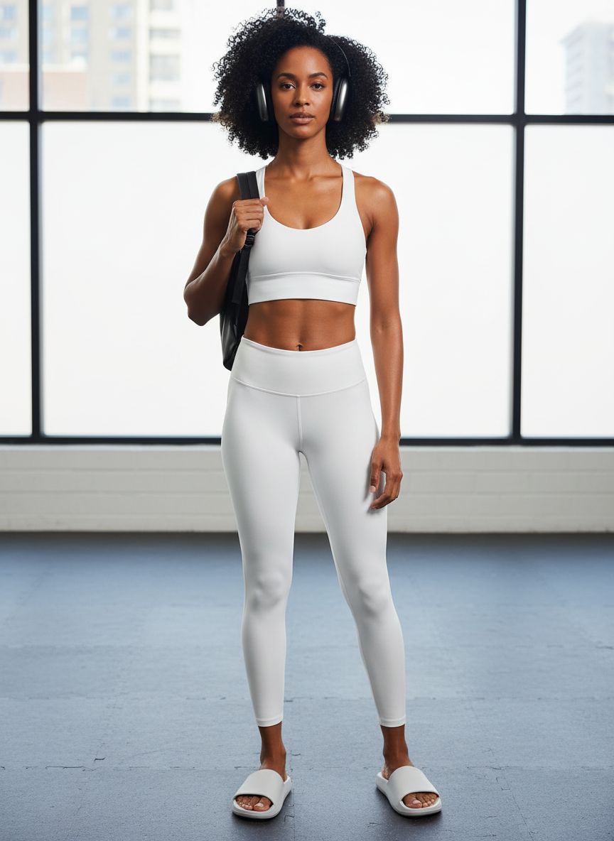 Women's {color} criss-cross padded sports bra with medium support for HIIT training โ view 5a