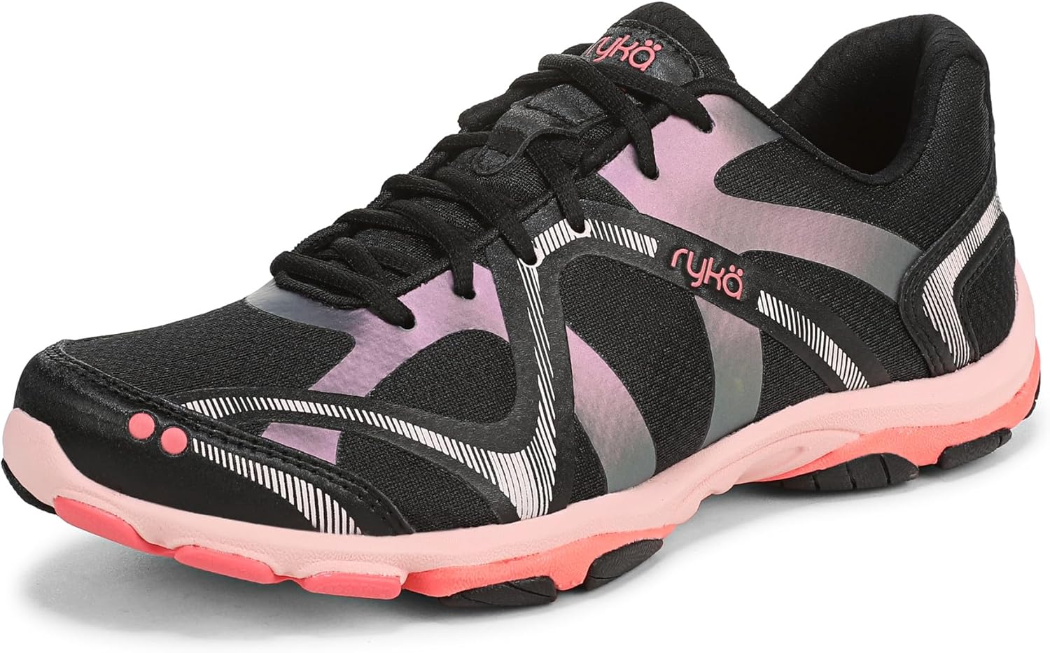 Cushioned cross trainer shoe in {color} with supportive midsole for HIIT training โ view 5