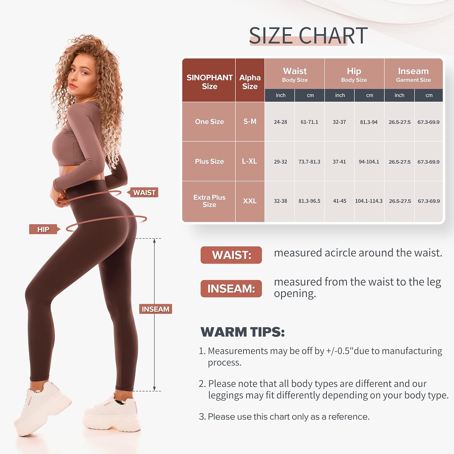 Black high-waisted yoga leggings with four-way stretch fabric, full length, on model in studio setting — view 3
