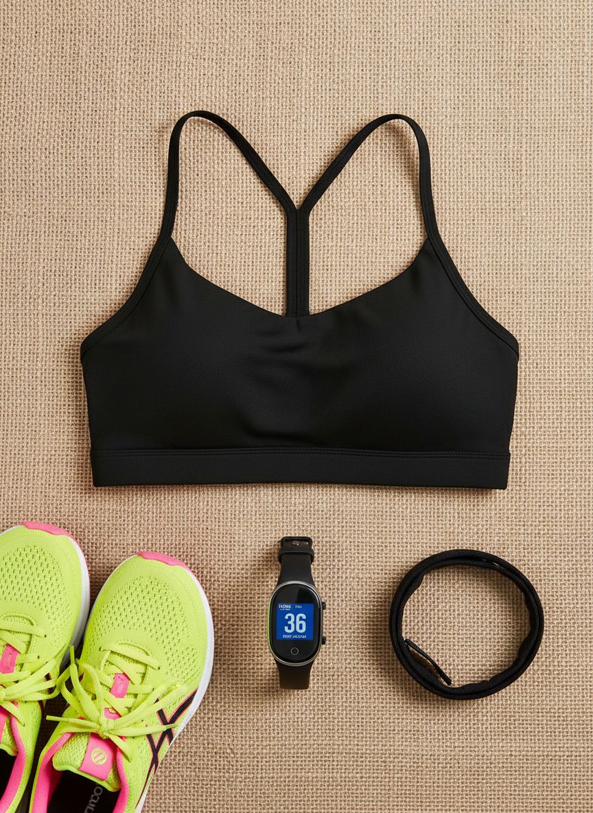 CRZ YOGA Butterluxe Y Back sports bra in black with padded racerback and low-impact support — view 7a