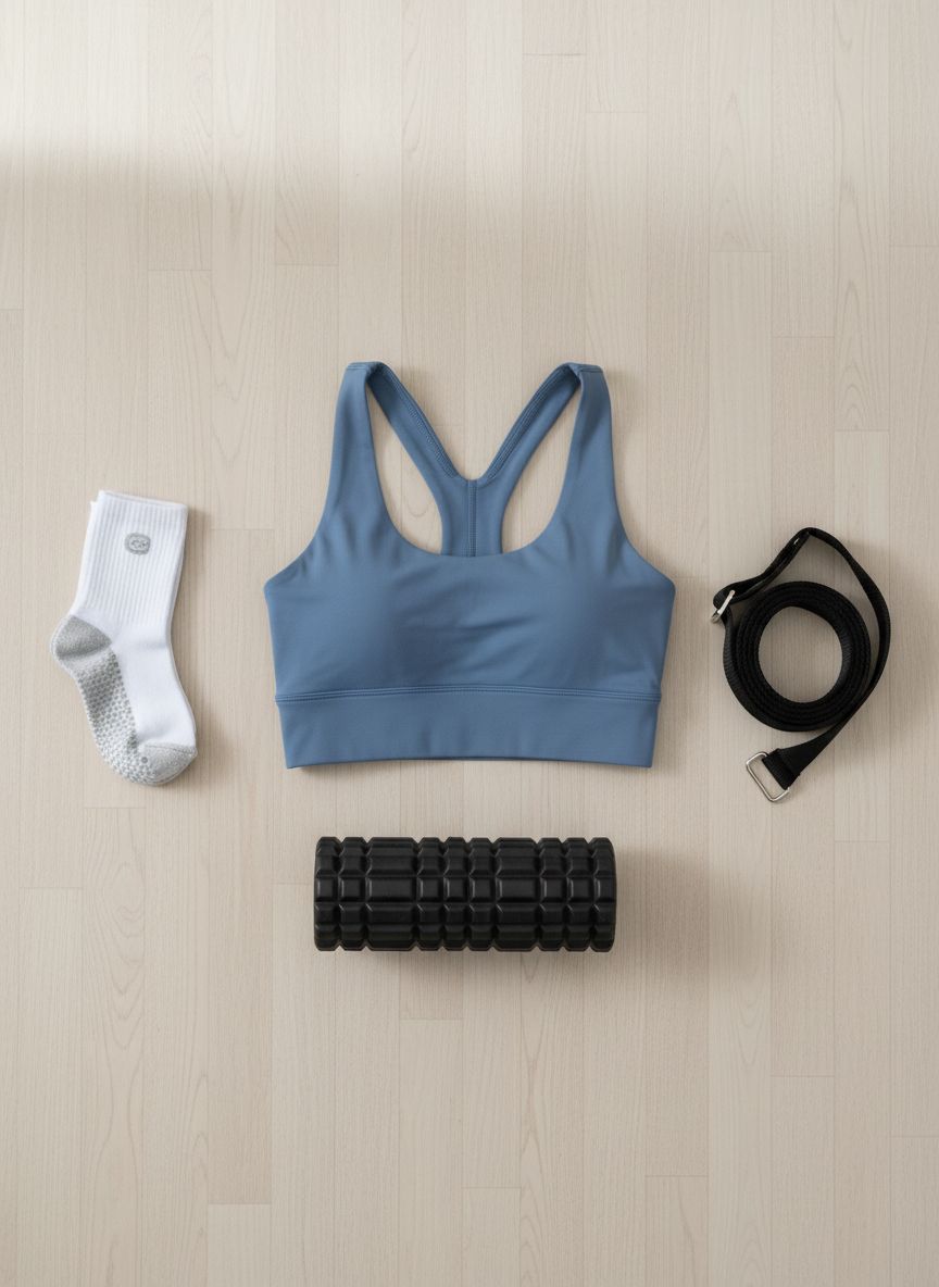 Black racerback sports bra tank with removable cups and low-impact support, front view — view 7a