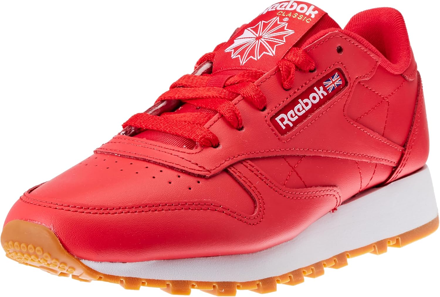 Reebok Classic Leather Sneaker in {color} with cushioned sole and classic court silhouette โ view 4