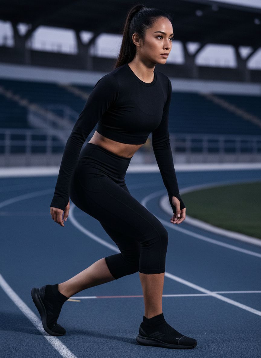 Black no-show running socks with seamless construction and anti-blister technology — view 6