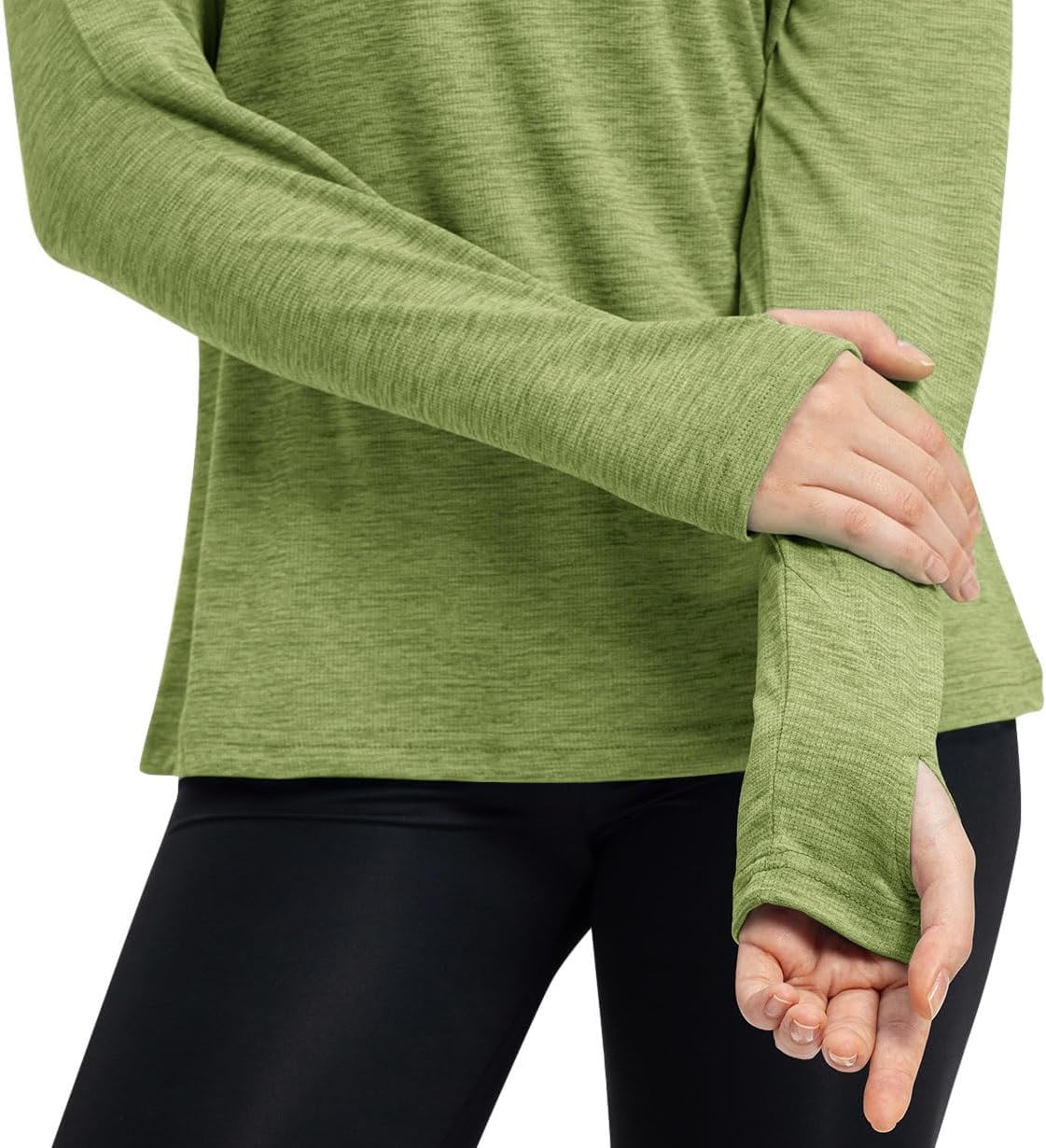 {color} UPF 50+ sun protection hoodie with lightweight moisture-wicking fabric, shown front/back view for outdoor activities — view 2
