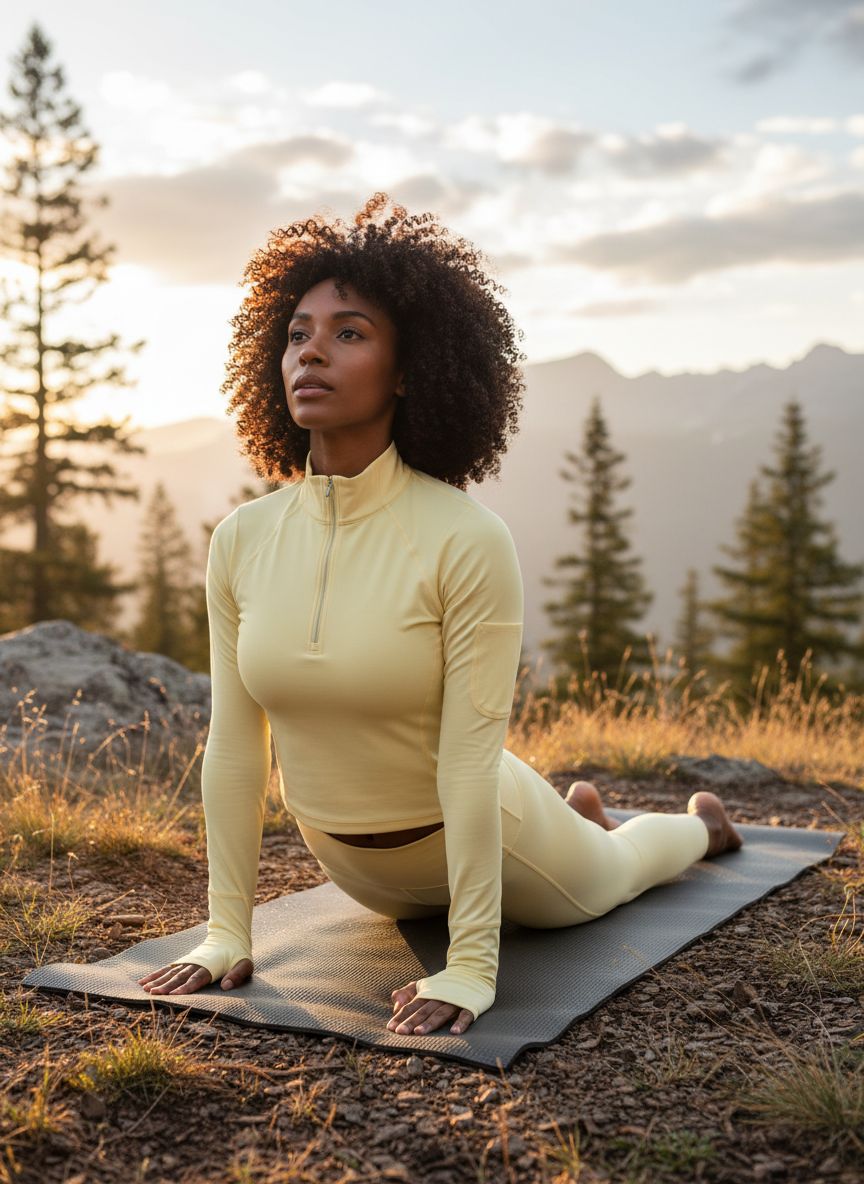 Women's UPF 50+ mock zip active top in [color] with moisture-wicking performance fabric — view 4b