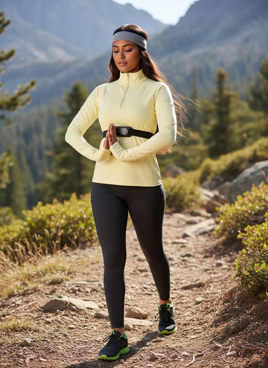 Women's UPF 50+ mock zip active top in [color] with moisture-wicking performance fabric — view 5