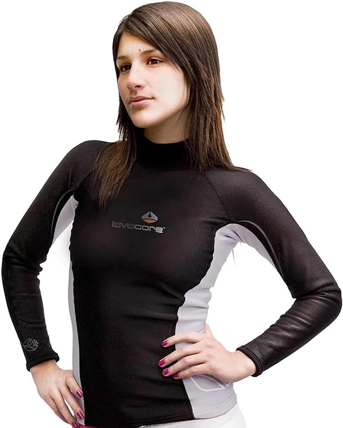 {{color}} windproof thermal long sleeve top with UPF 50+ protection, fitted design for outdoor sports — front