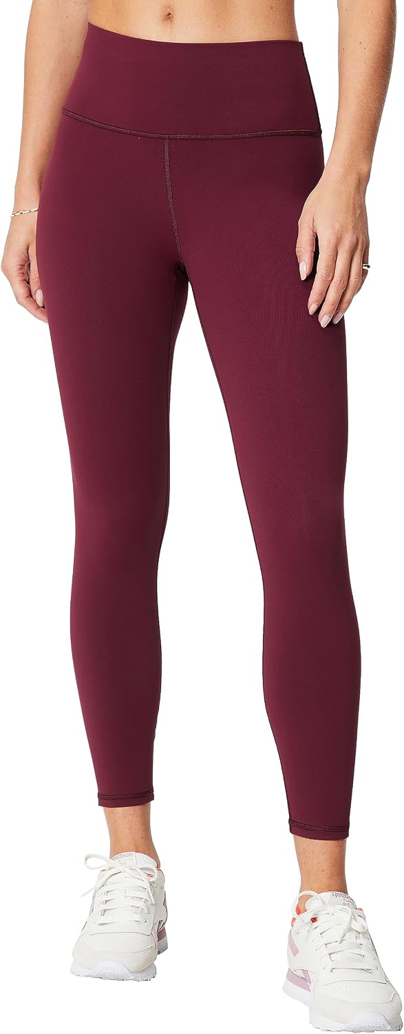 Fabletics Define high-waisted yoga legging in black with maximum compression fabric, front view — view 2