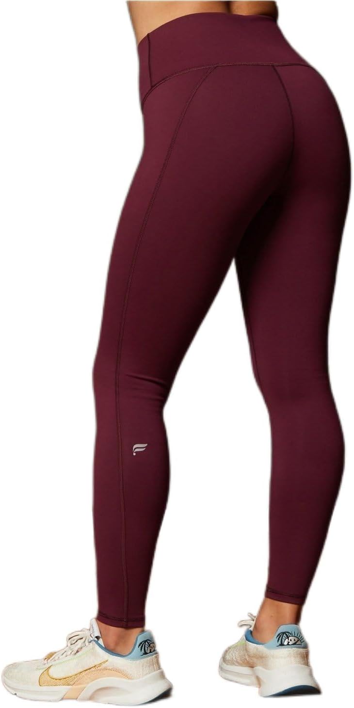 Fabletics Define high-waisted yoga legging in black with maximum compression fabric, front view — view 4
