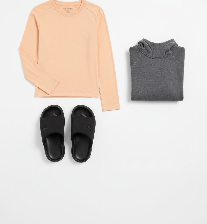 Women's long sleeve sun shirt in {color} with UPF 50+ protection and moisture-wicking fabric — view 6b