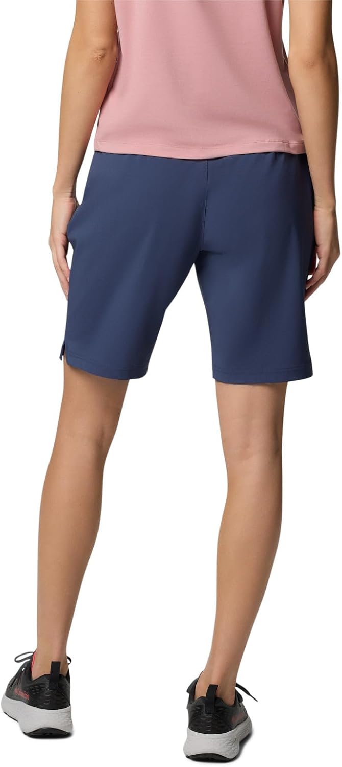 Columbia All Seasons Long Shorts in black with moisture-wicking weather-resistant fabric, relaxed fit for outdoor activities — view 2