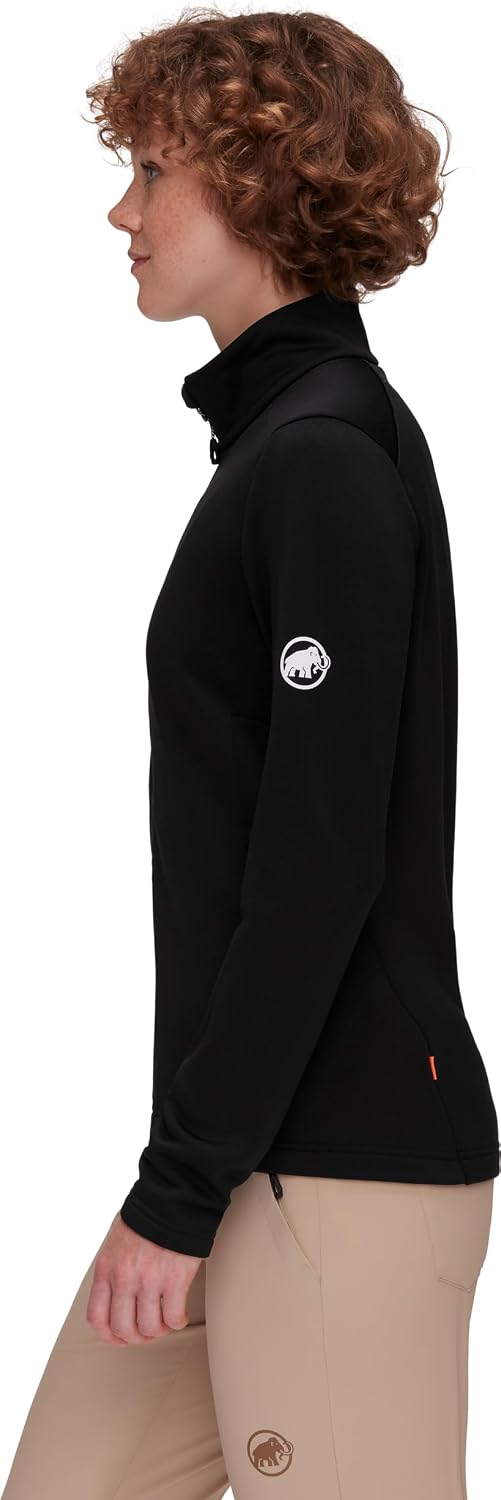 Women's fitted insulated midlayer jacket in [color] with four-way stretch, shown front and back views — view 4