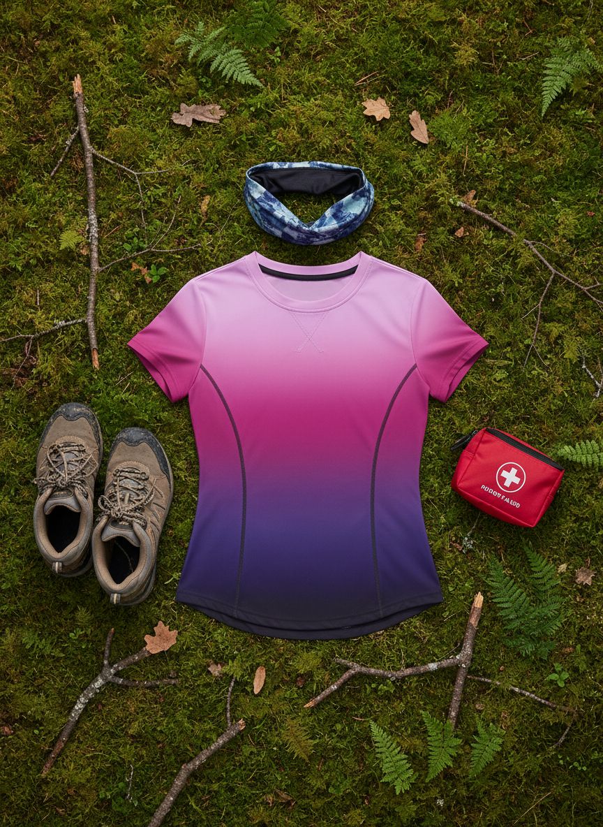 Fitted short sleeve running top in {color} with UPF50+ sun protection and quick-dry fabric technology — view 6b