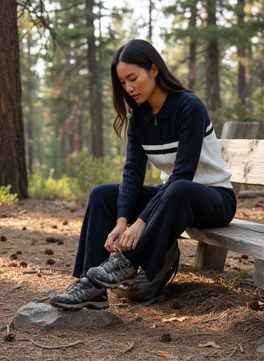 Women's {color} soft brushed fleece tracksuit set with zip-up top and wide-leg sweatpants — view 3