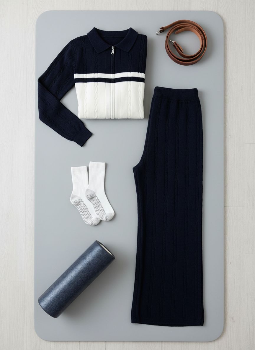 Women's {color} soft brushed fleece tracksuit set with zip-up top and wide-leg sweatpants — view 6b