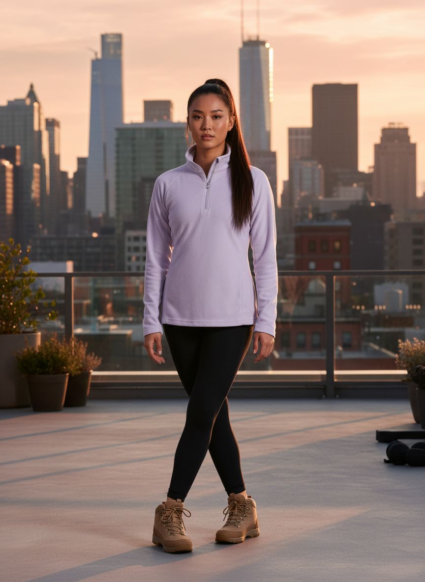 Columbia Glacial IV 1/2 Zip fleece jacket in black with moisture-wicking brushed fabric detail