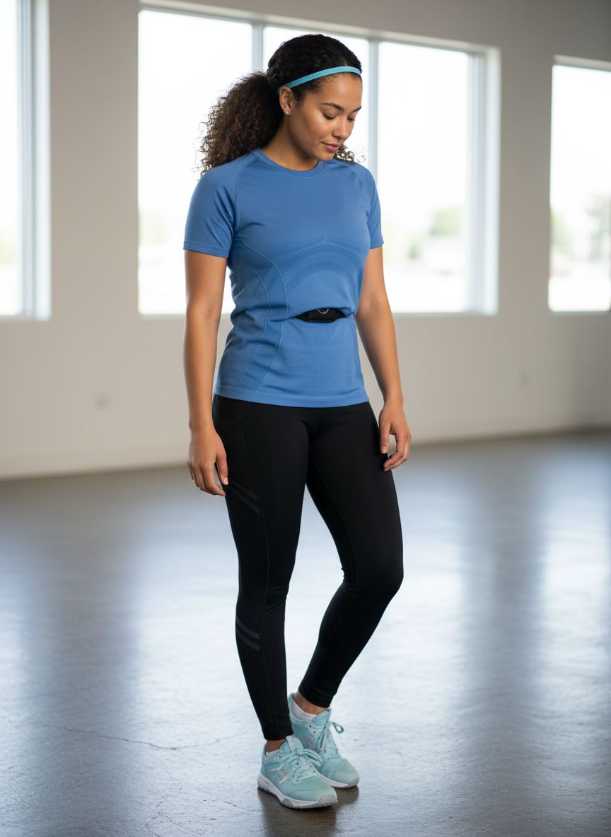 Black infrared athletic shirt with moisture-wicking fabric, fitted cut for running performance — view 5