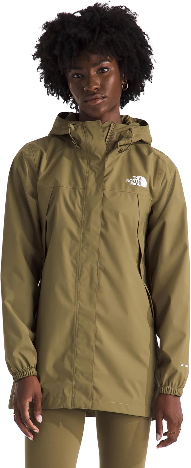 THE NORTH FACE Women's Antora Rain Parka | Breathable Waterproof Jacket, Seam Sealed, Adjustable Hood & Zip Hand Pockets