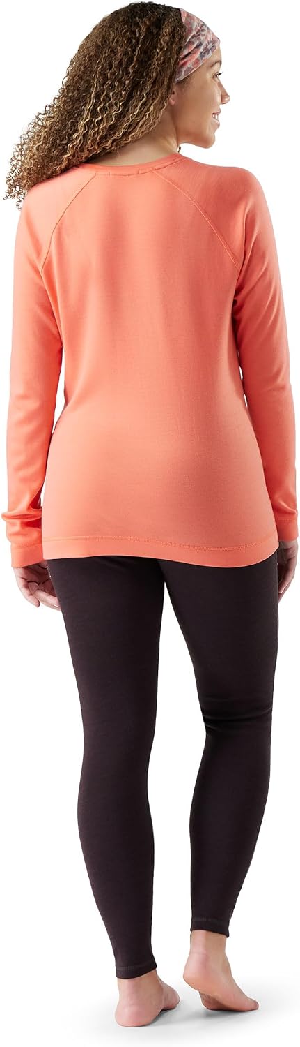 Charcoal grey merino wool thermal crew neck base layer with moisture-wicking fabric, front view on model — view 2
