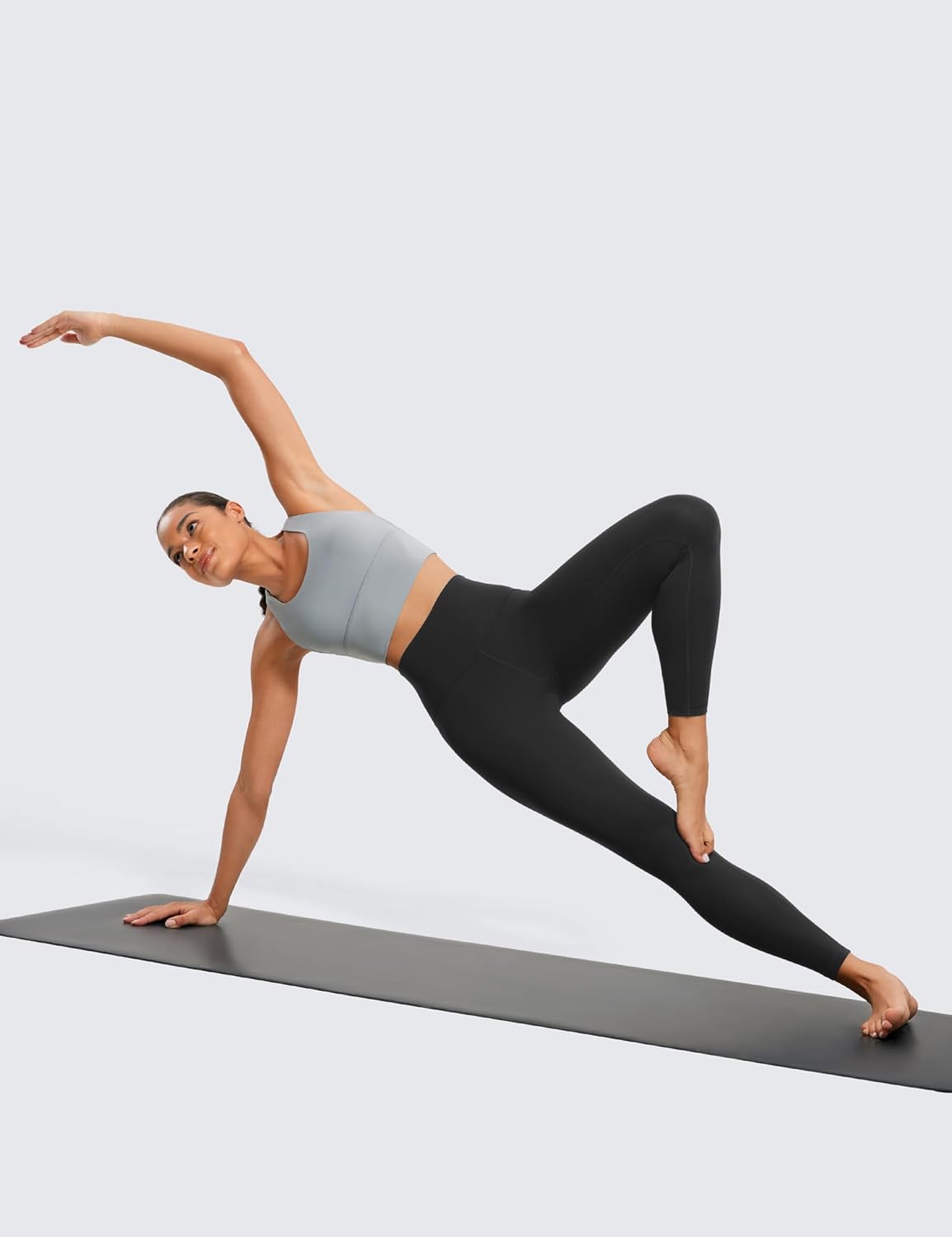 CRZ YOGA Butterluxe Leggings in {color} with four-way stretch and moisture-wicking fabric, 25-inch inseam — view 4a