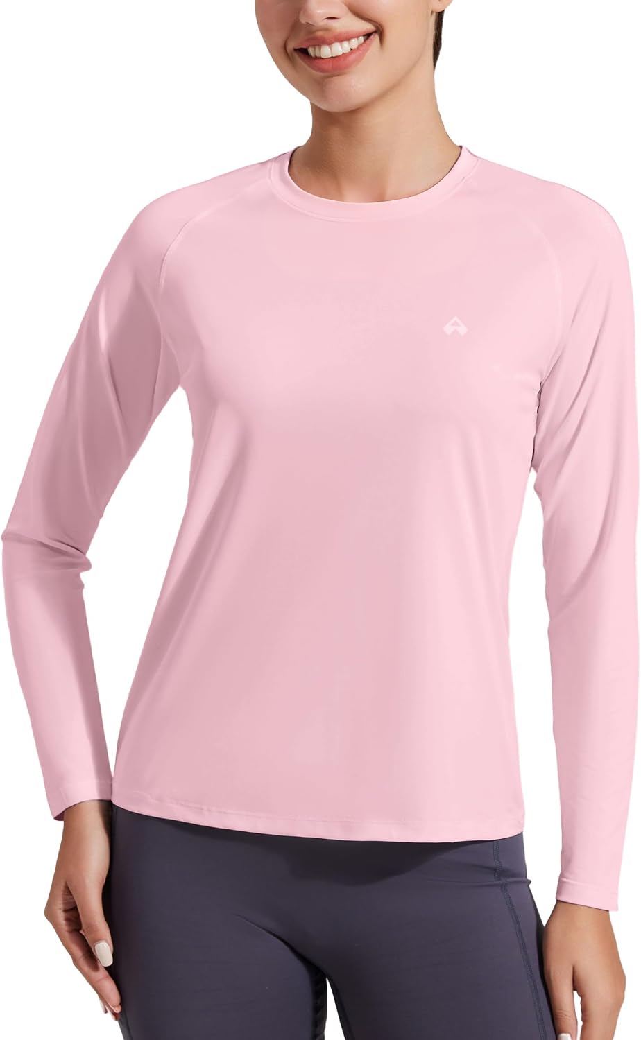 Fitted long sleeve sun shirt in {color} with UPF 50+ protection and quick-dry technology — view 4